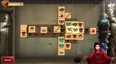 Play 2D Маджонг Храм game