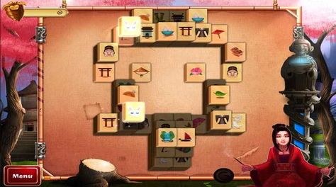 Play 2D Маджонг Храм game