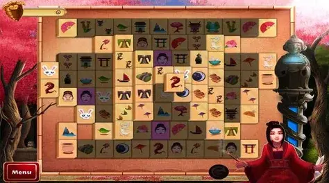 Play 2D Маджонг Храм game