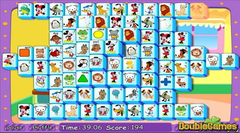Play Cartoon Mahjong game