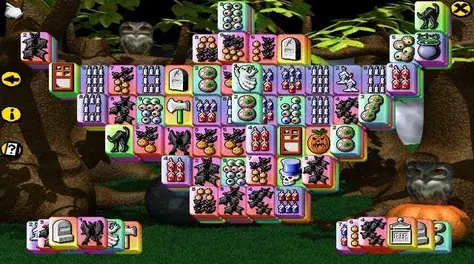 Play Halloween Mahjong game