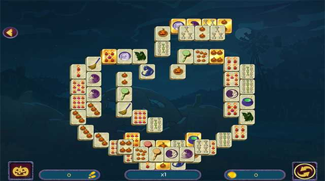 Play Halloween Night Mahjong game