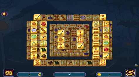 Play Halloween Night Mahjong game