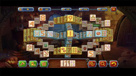 Play Halloween Stories: Mahjong game