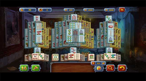 Play Halloween Stories: Mahjong game