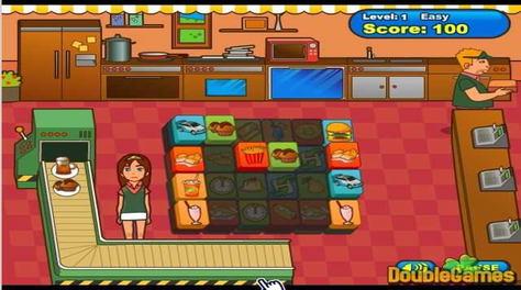 Play Маджонг Бургер game