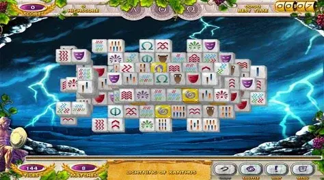 Play Маджонг Тайны Древней Афины game