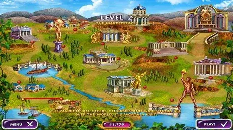 Play Маджонг Тайны Древней Афины game