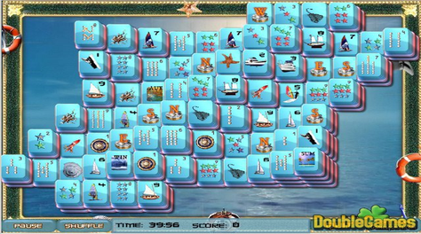 Play Морской Маджонг game