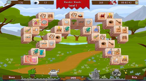 Play Wonderland Mahjong game