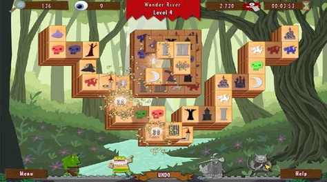 Play Wonderland Mahjong game